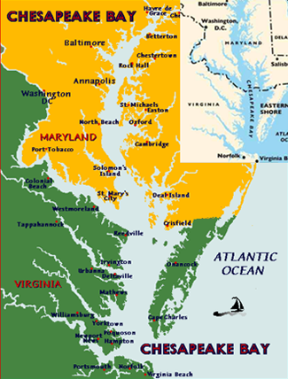 chesapeake map